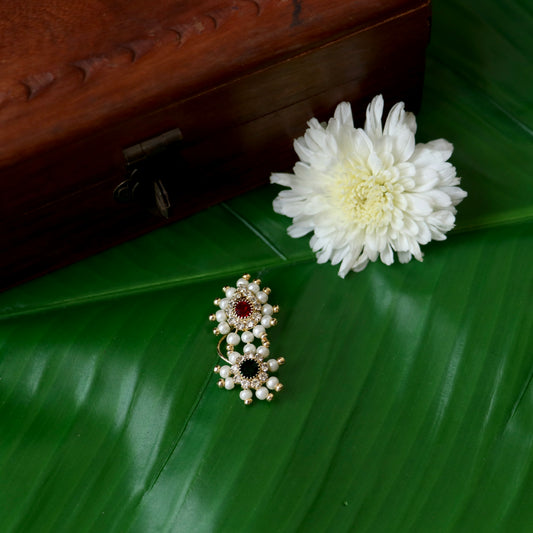 Adjustable Maharashtrian Nath Nose Pin