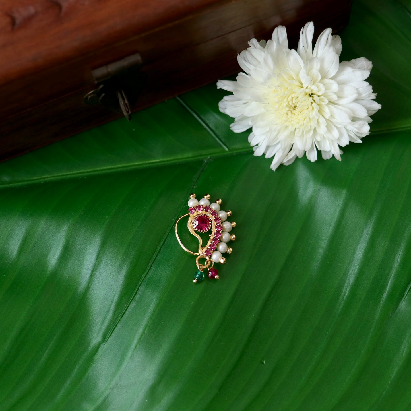 Adjustable Maharashtrian Nath Nose Pin