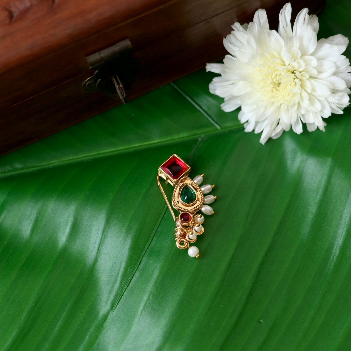 Adjustable Maharashtrian Nath Nose Pin