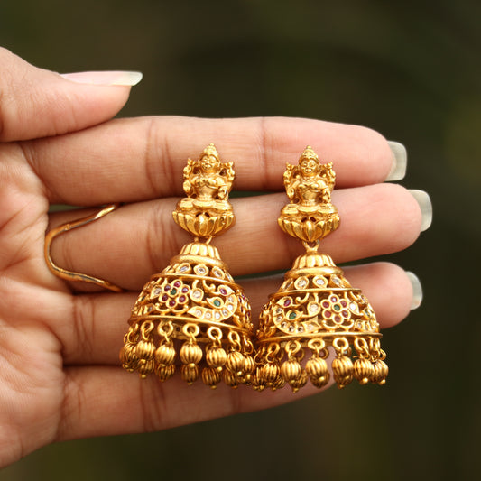 Antique Lakshmi Jhumkas