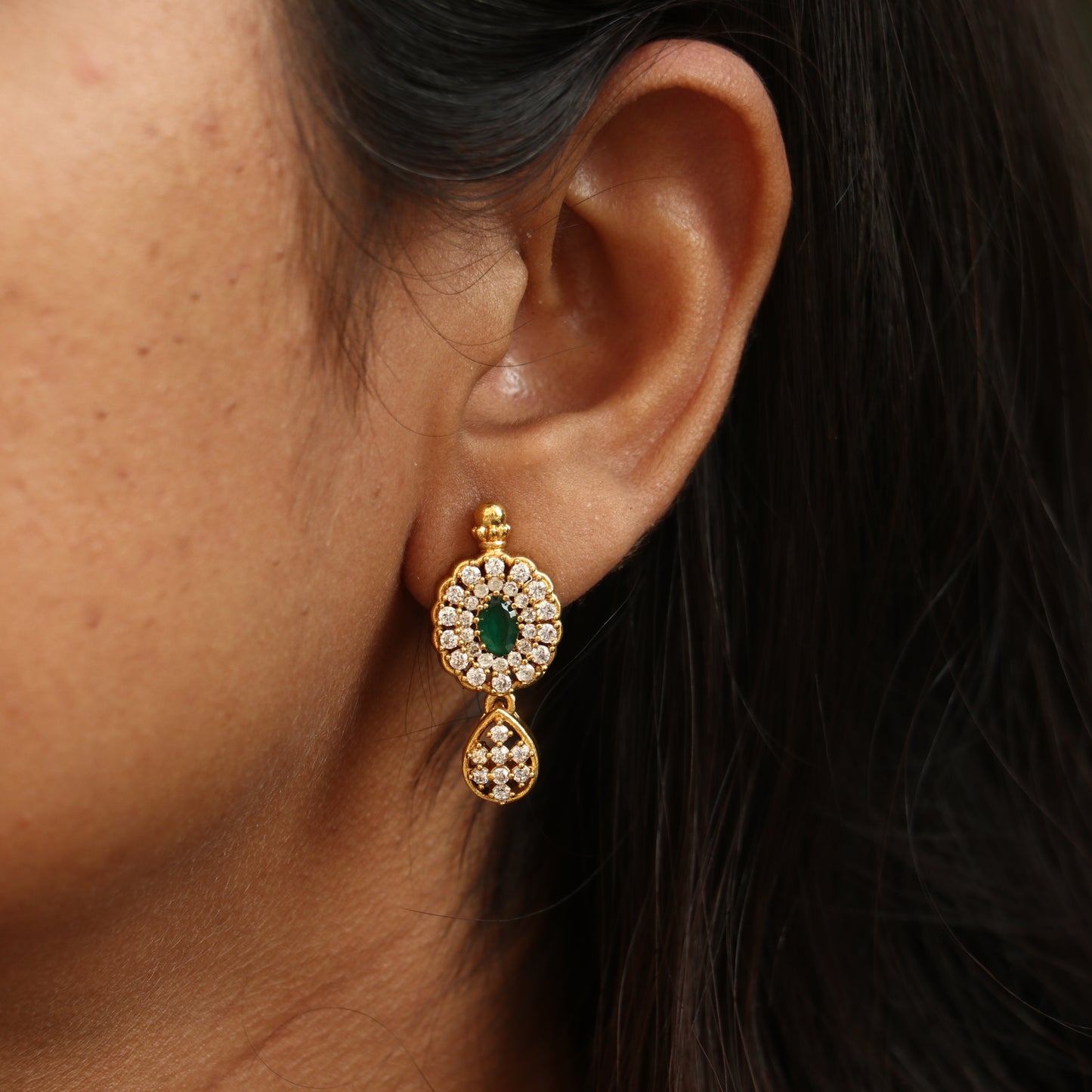 Antique AD Stud Earrings