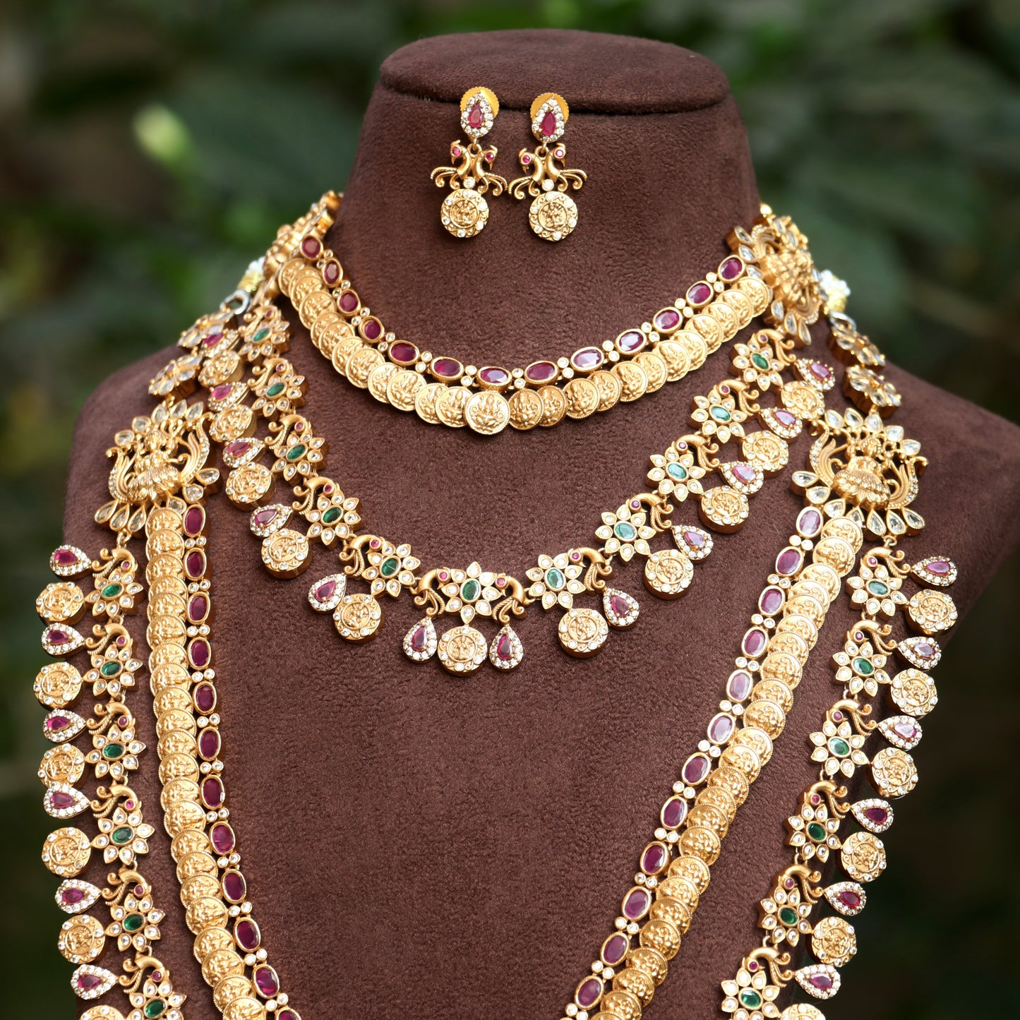 Antique Layered Bridal Jewellery Set