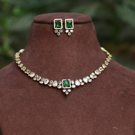 Interchangeable Stone Victorian Necklace