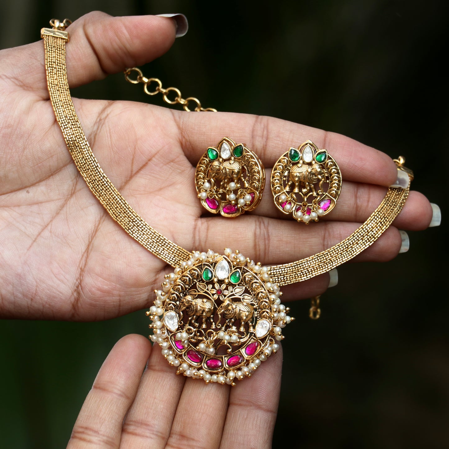 Antique Attigai Necklace