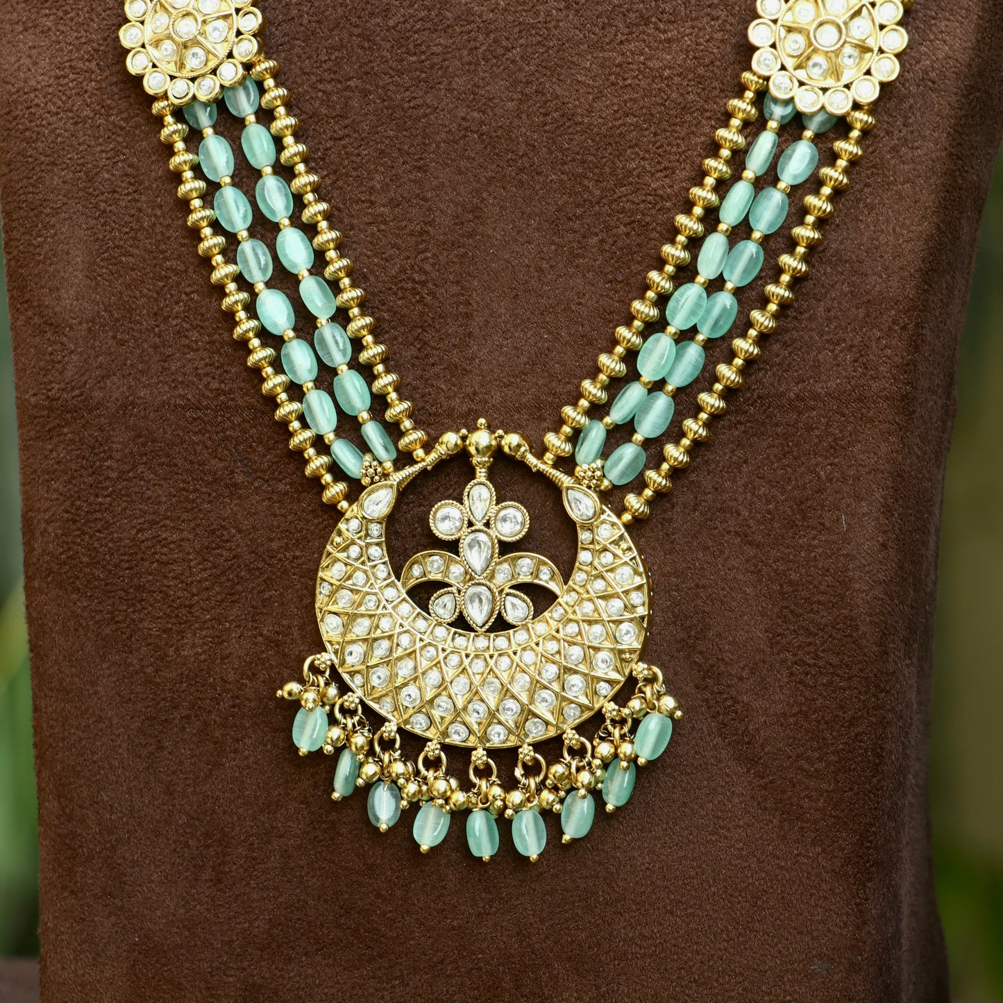 Mint Green Beaded Haram