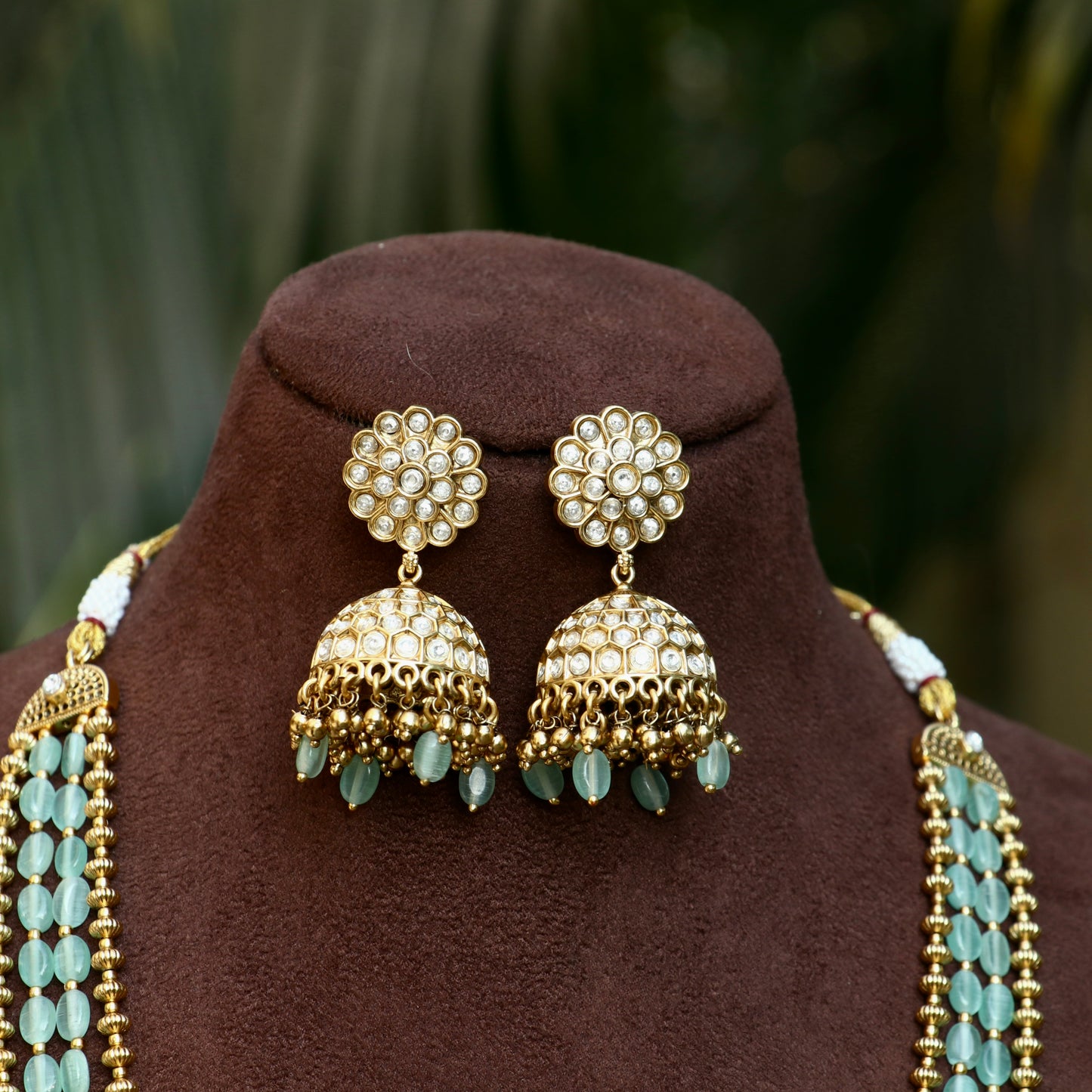 Mint Green Beaded Haram