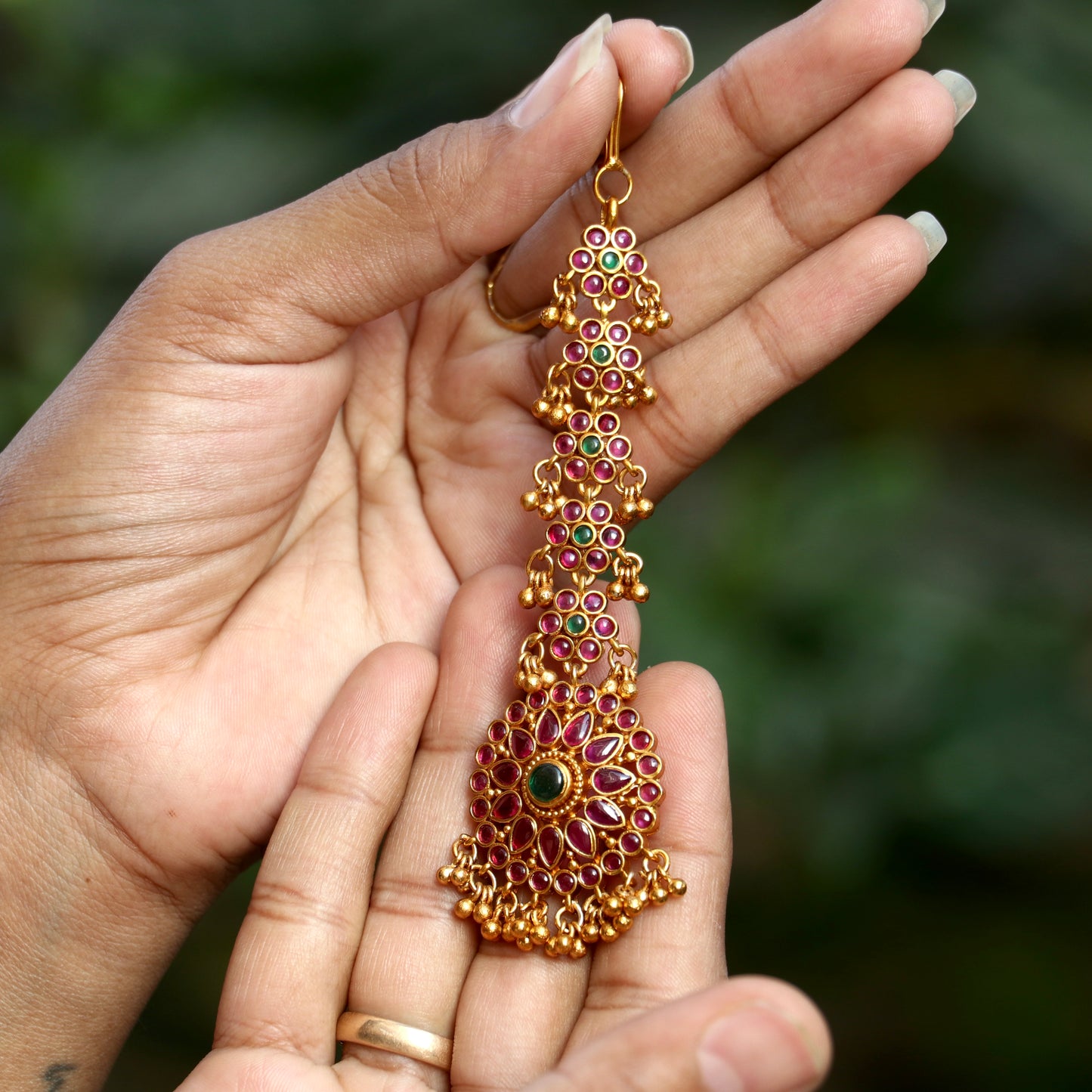 Gold Plated Kemp Stone Tikka