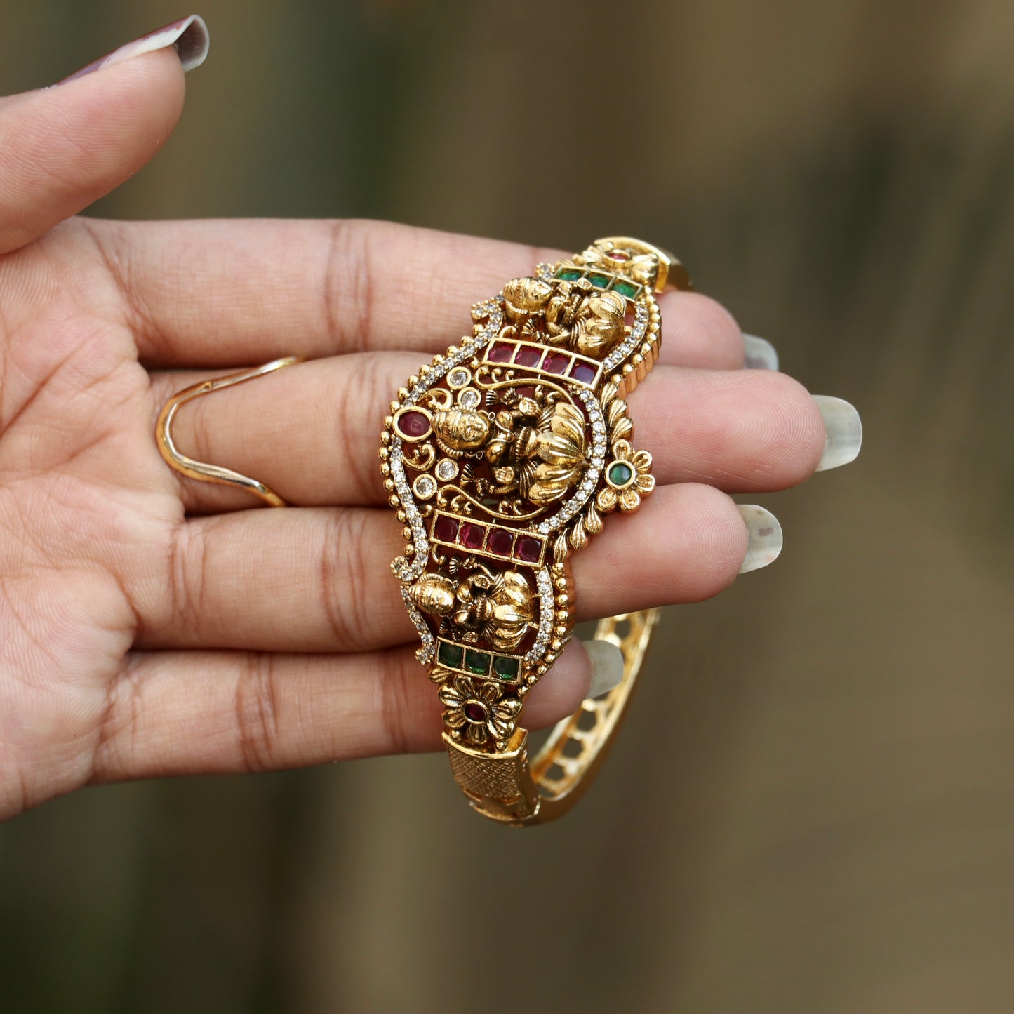 Antique Lakshmi Kada Bangle