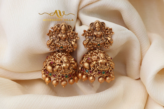 Floral Designer Lakshmi Jhumkas