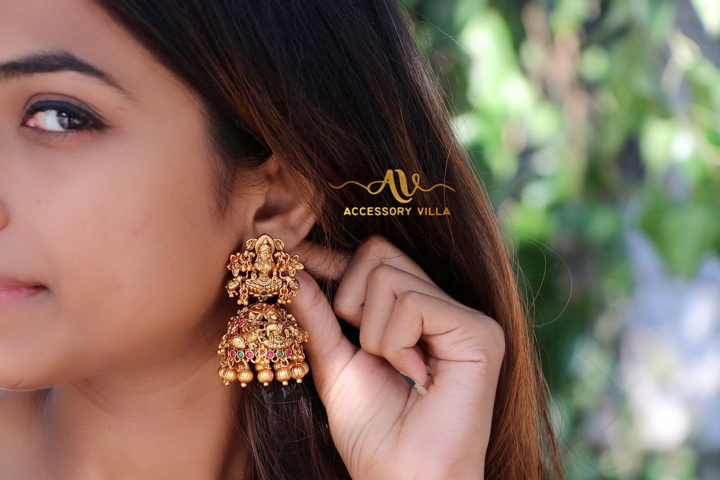 Floral Designer Lakshmi Jhumkas