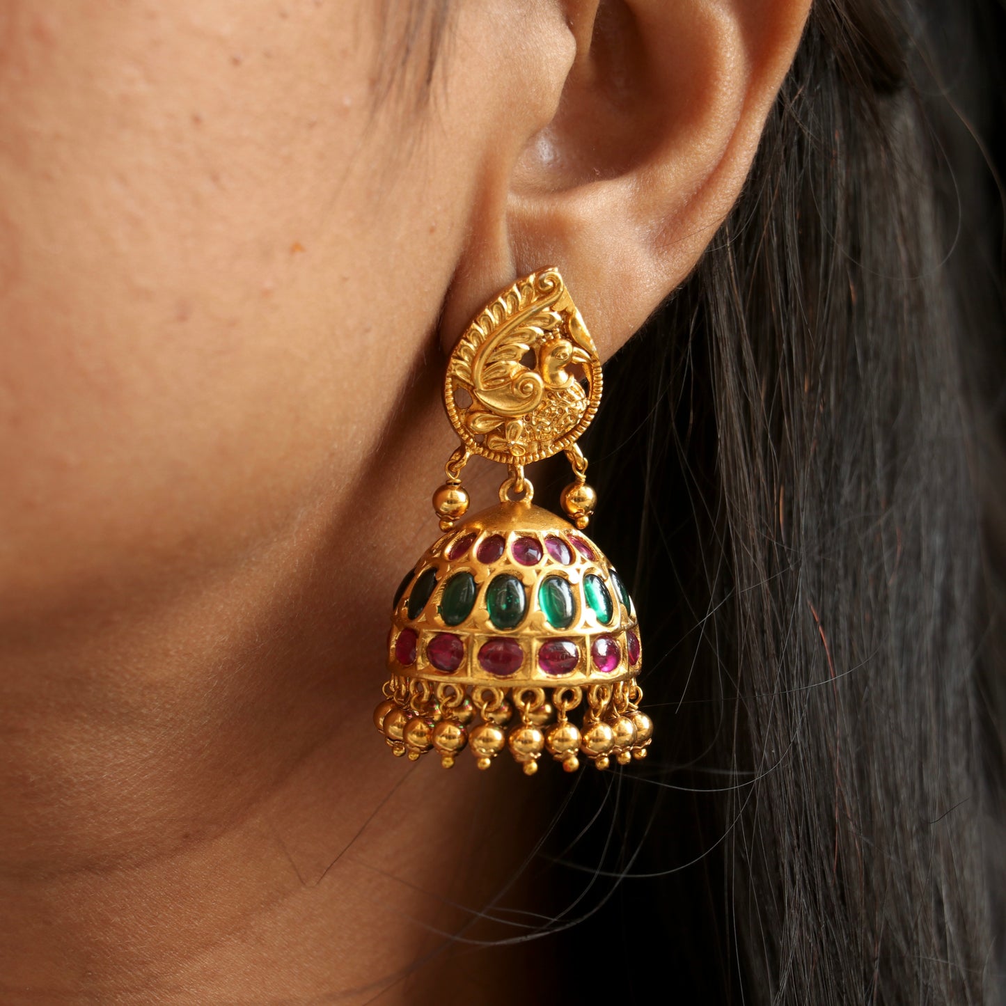 Kemp Peacock Design Jhumkas
