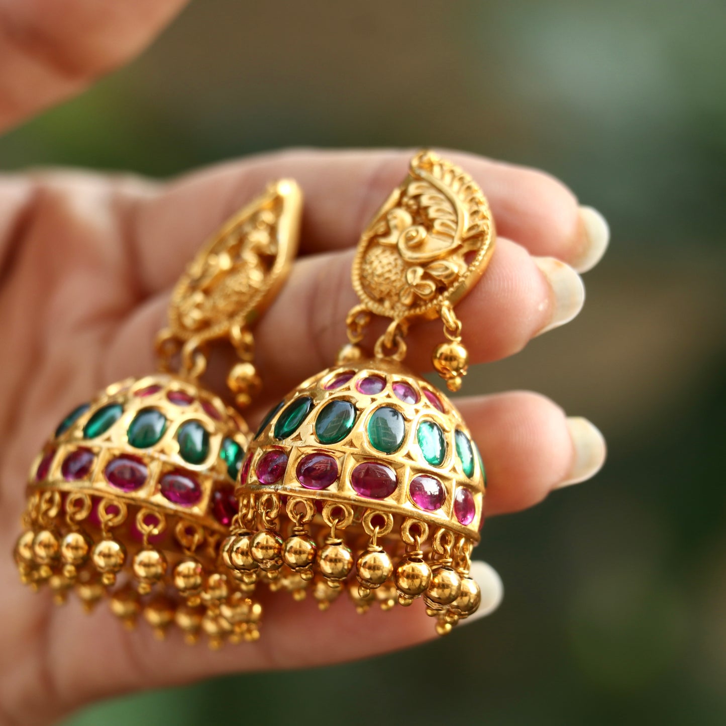 Kemp Peacock Design Jhumkas