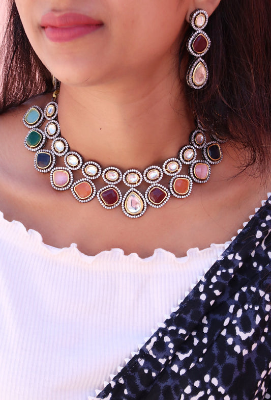 Rangbhari Necklace Set