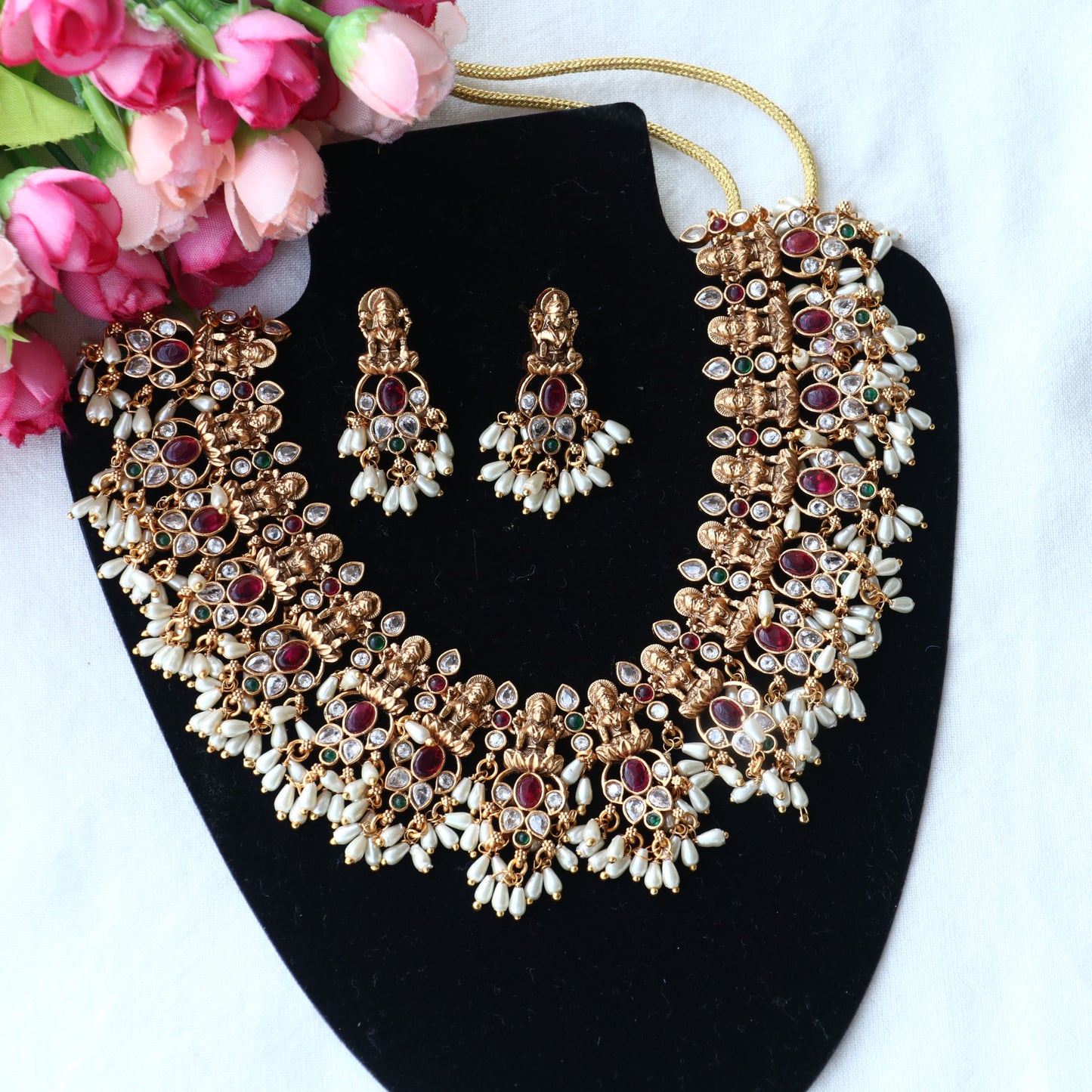 Rashmika Lakshmi Necklace Set