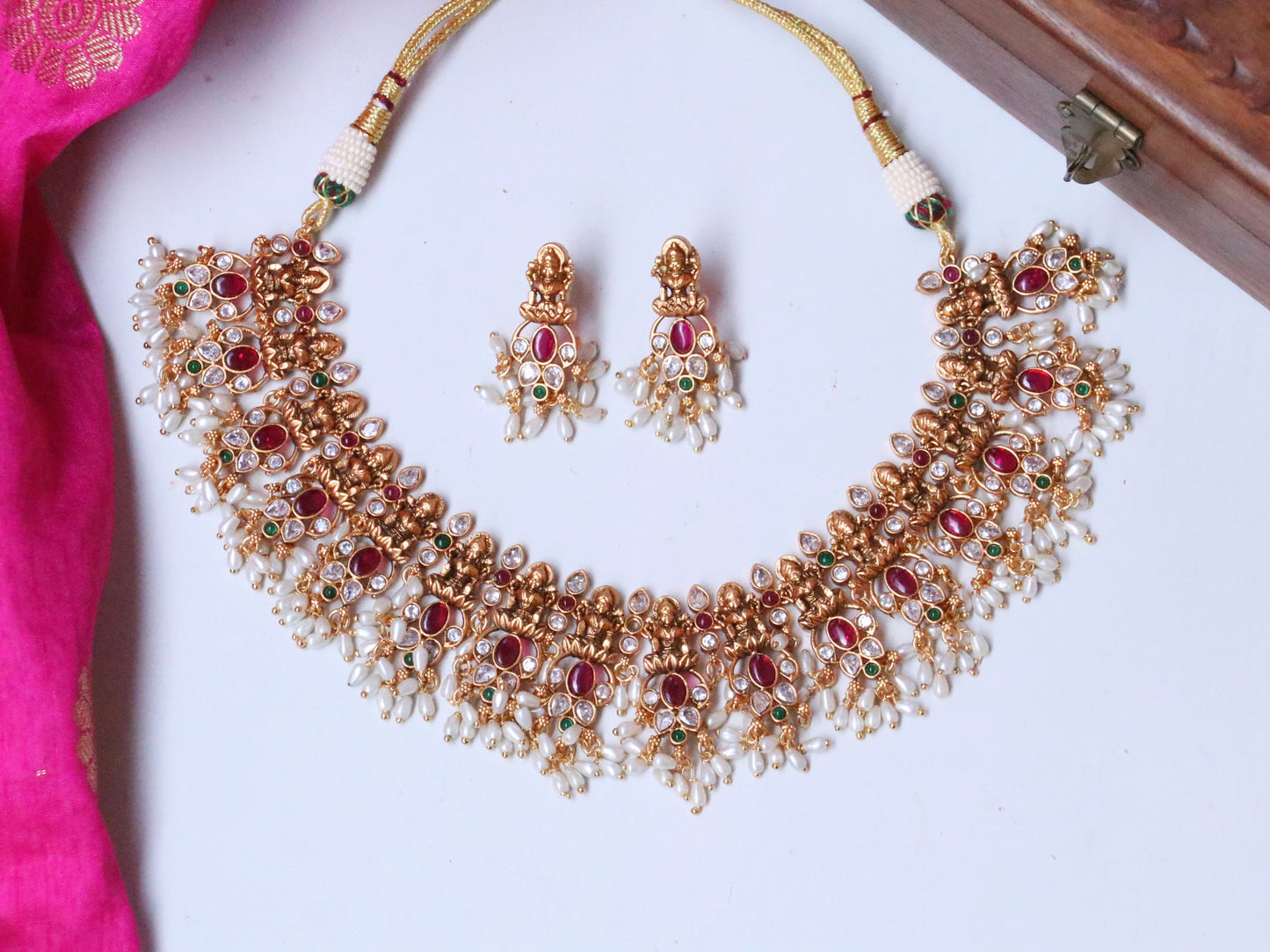 Rashmika Lakshmi Necklace Set