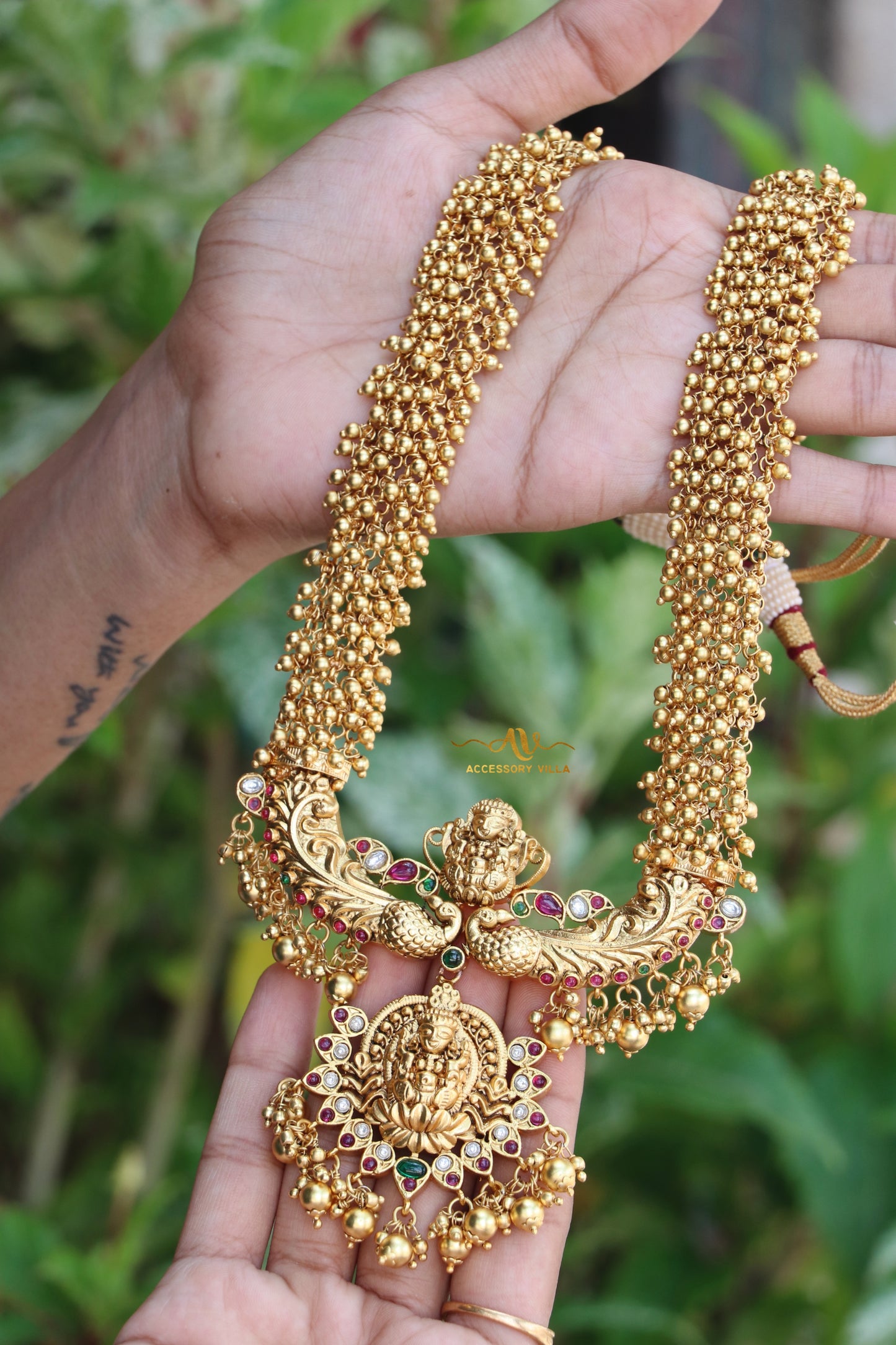 Gold Godness lakshmi necklace