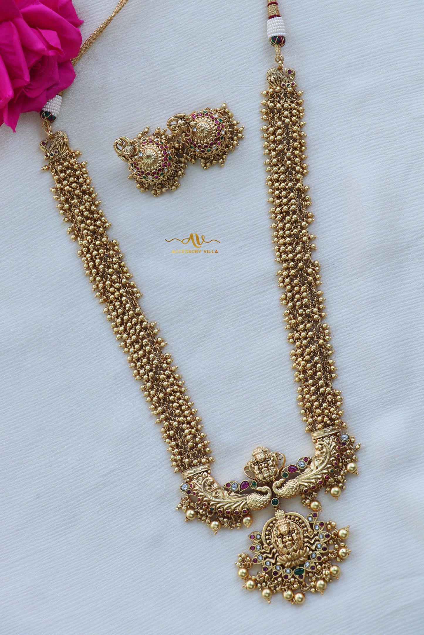 Gold Godness lakshmi necklace