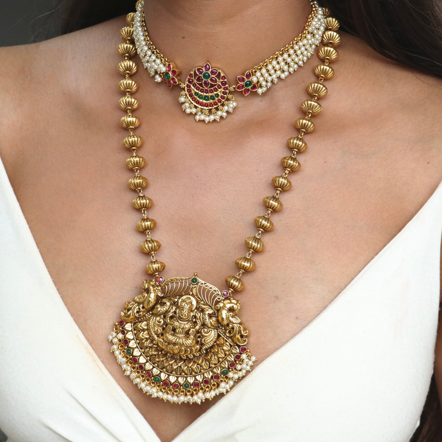 Keshavi Long Necklace Set